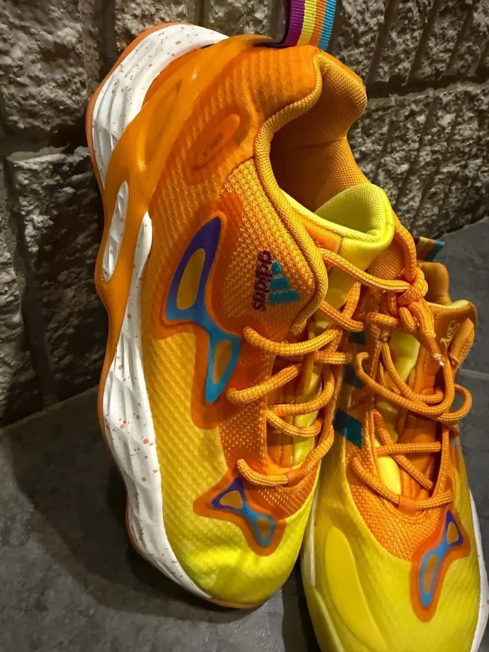 Adidas Candace Parker x Exhibit A Tennessee Orange Basketball Sneakers